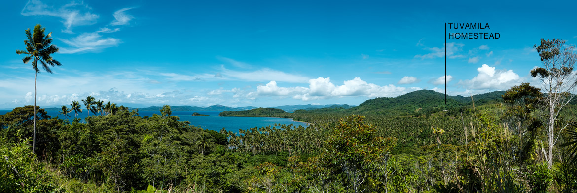 Tuvamila estate from the North boundary showing homestead